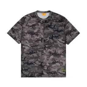 Dime MTL Camo Mesh Tee Shirt - Charcoal