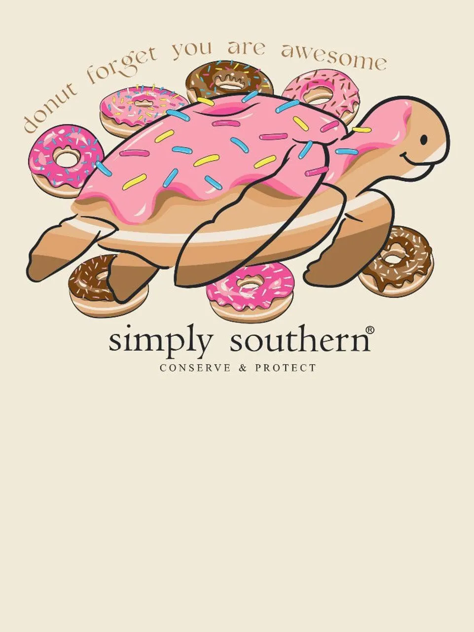 Donut Forget Turtle Tracker Short Sleeve T-Shirt