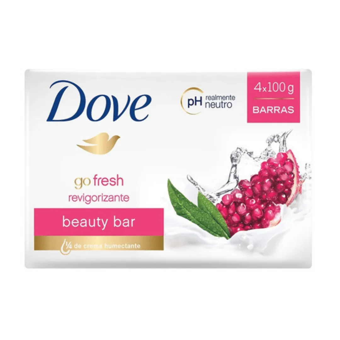 Dove go Fresh Revigorizante 4 Savons X 90 G