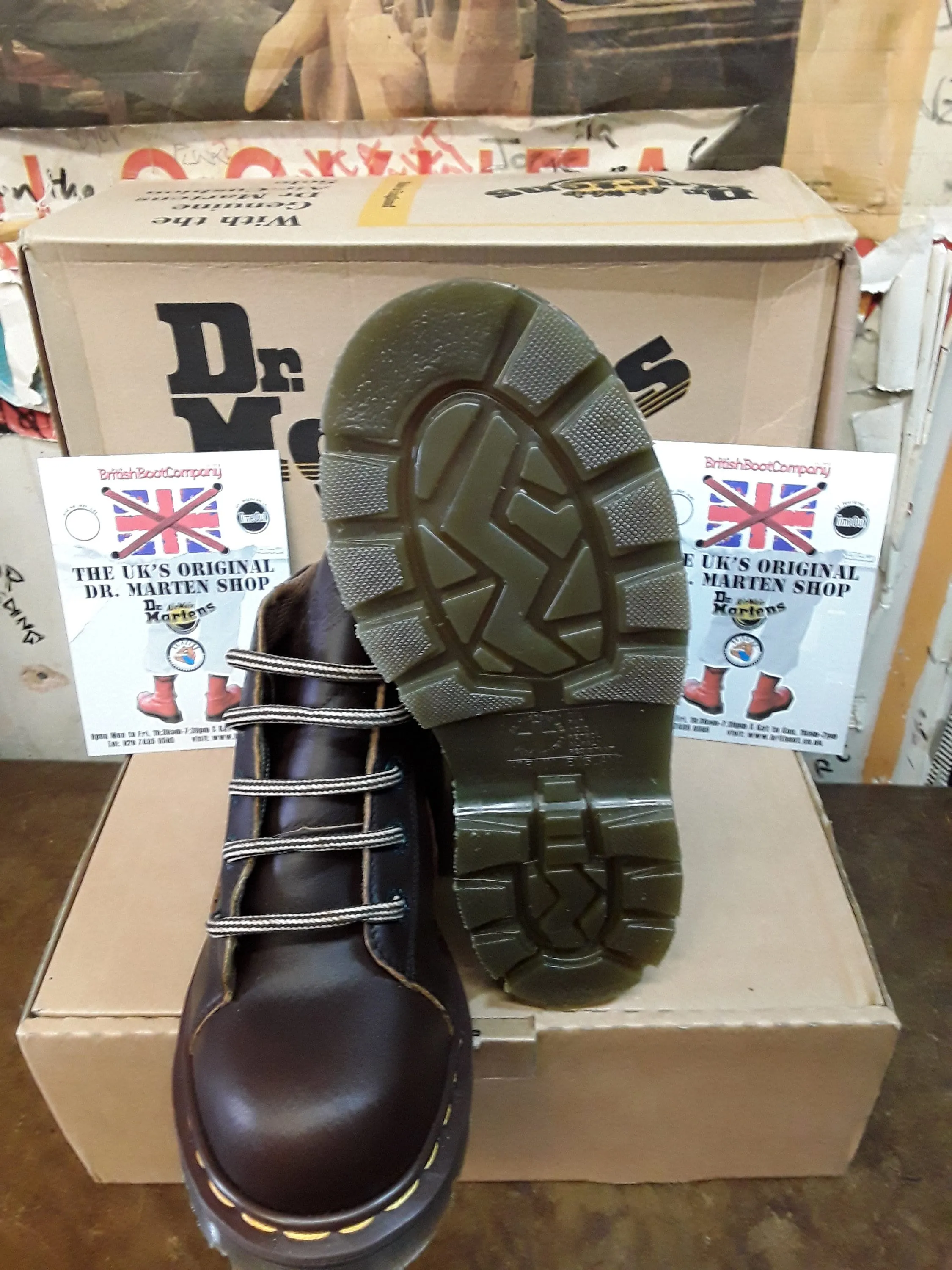 Dr Martens 8444 Made in England Gaucho Hiking Boot Size 4