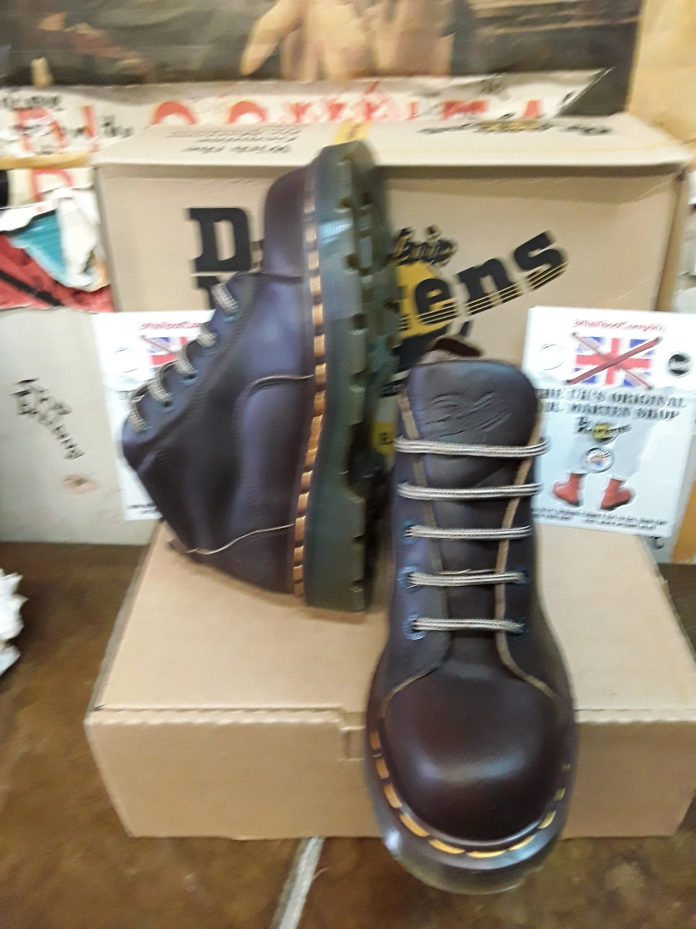 Dr Martens 8444 Made in England Gaucho Hiking Boot Size 4