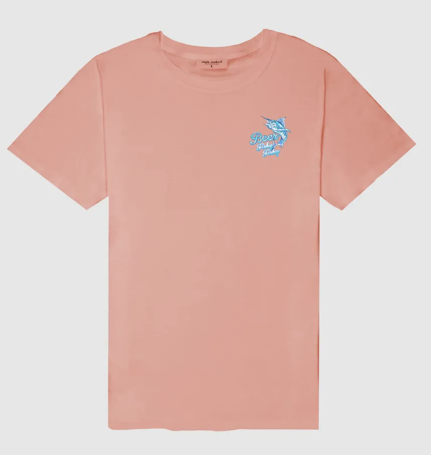 Fishy Cocktail Short Sleeve T-Shirt