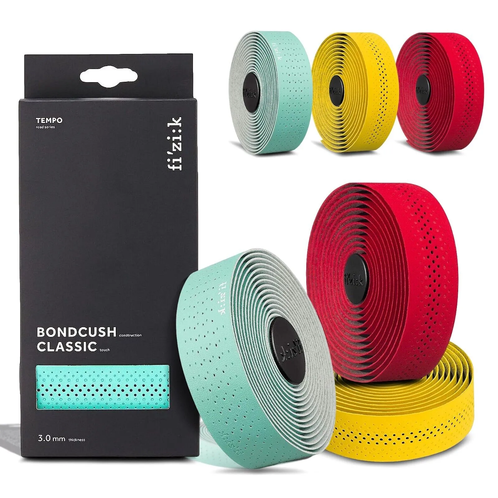 Fizik Bondcush Tempo 3mm Performance Bicycle Bar Tape - Classic