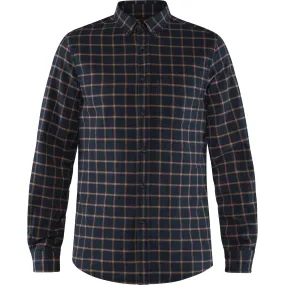 FjallRaven - Men's Ovik Flannel Shirt - Deep Navy | Men's Shirt UK