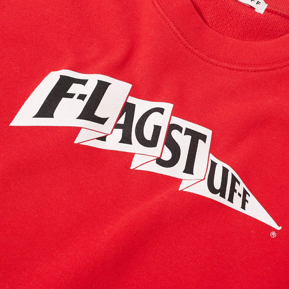 FLAGSTUFF Flag Crew SweatRed