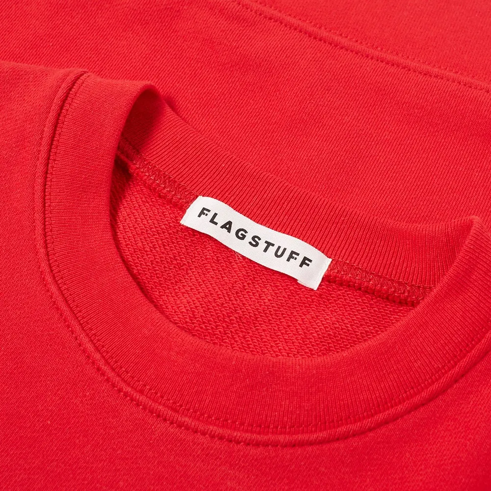 FLAGSTUFF Flag Crew SweatRed