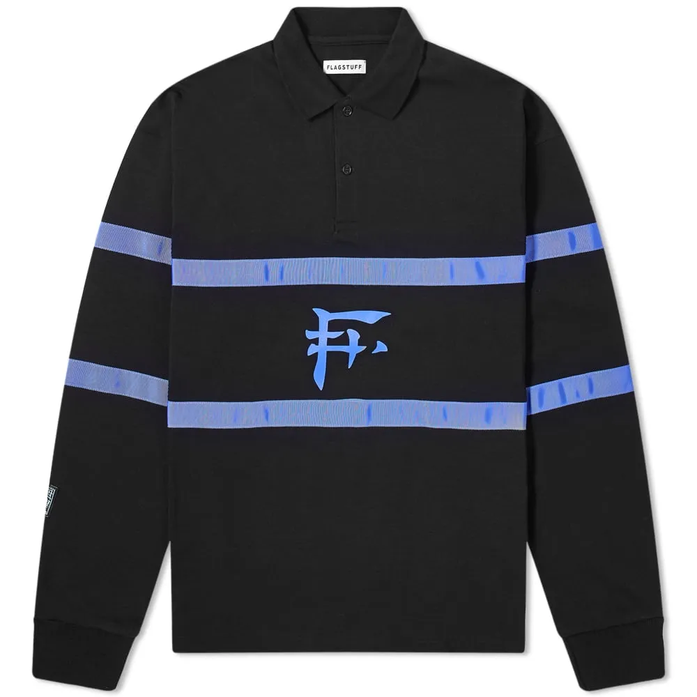 FLAGSTUFF Kanji Rugby ShirtBlack