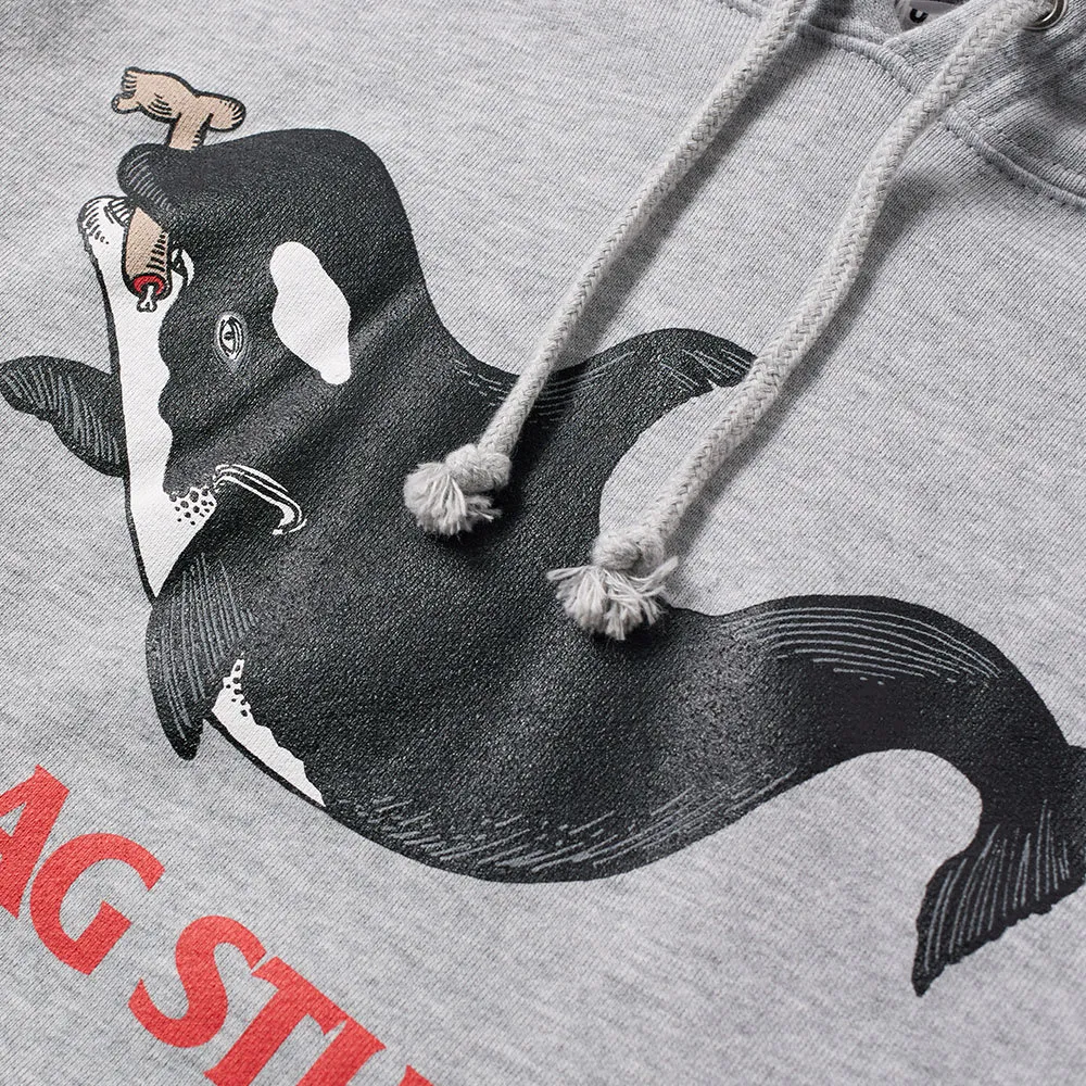 FLAGSTUFF Killer Whale HoodyGrey