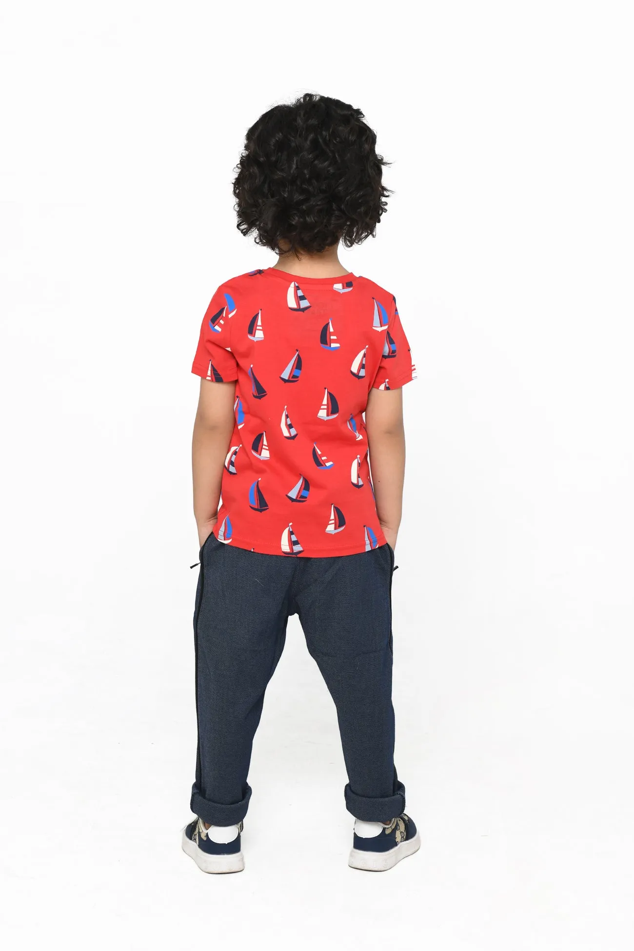 FLOCK PRINTED T-SHIRT