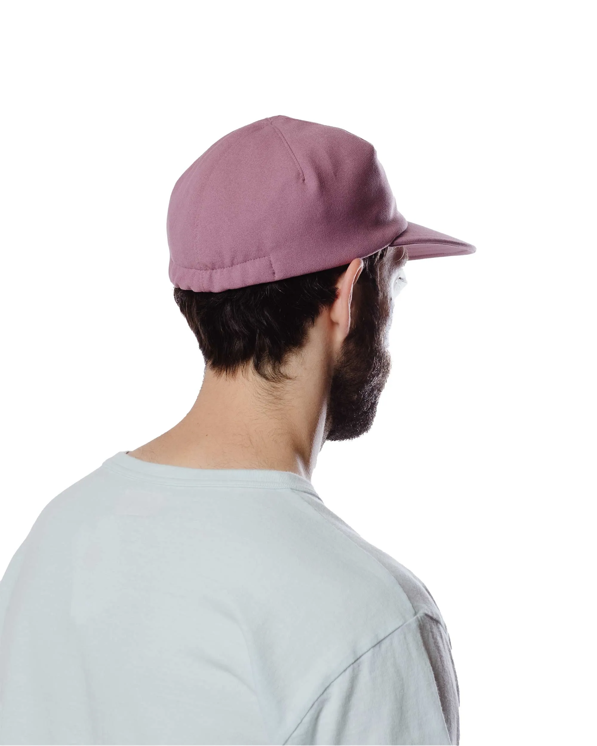 Found Feather 1 Panel Baseball Cap Poly Dyed Double Cloth Lavender