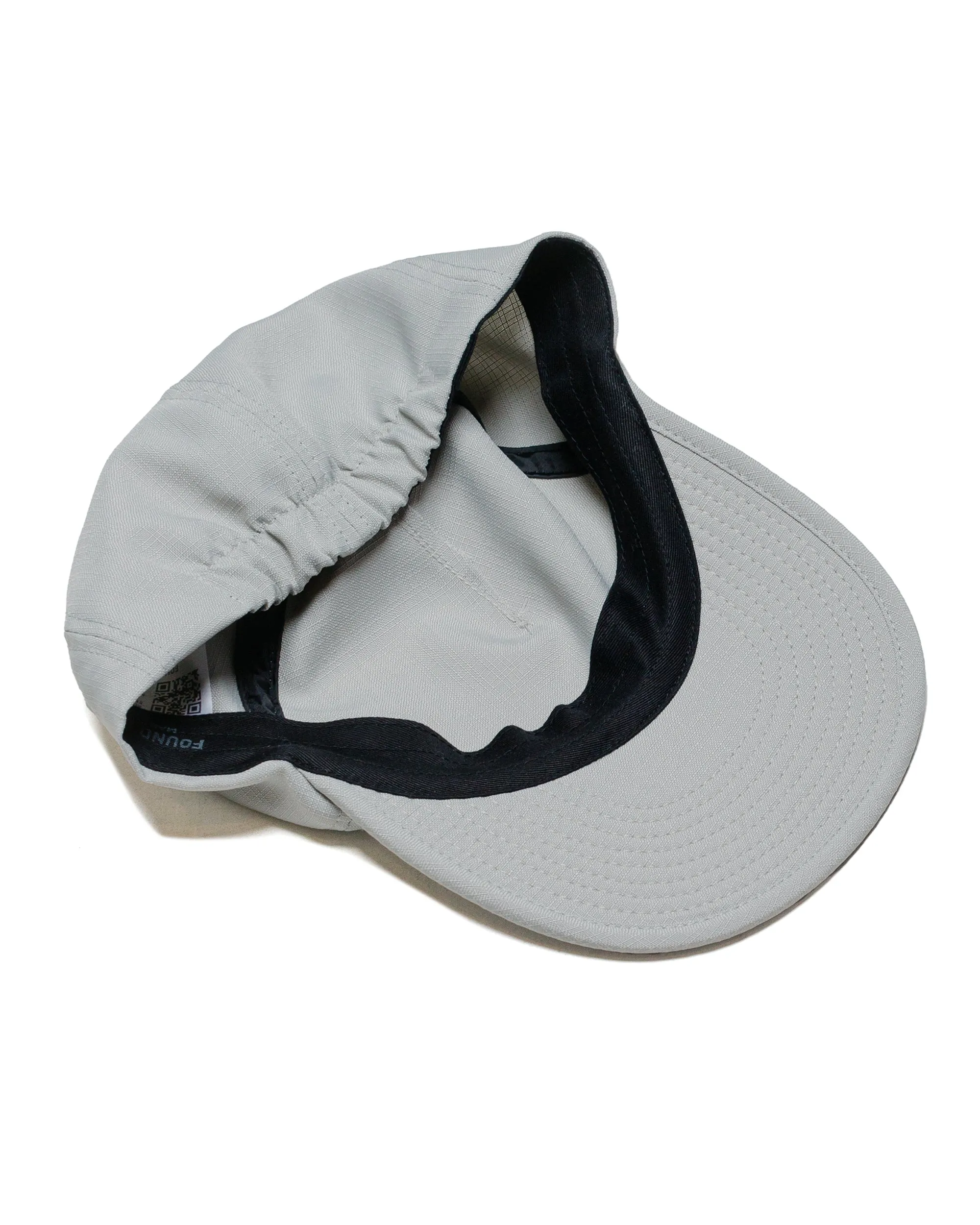 Found Feather 5 Panel Baseball Cap Kimono Ripstop Gray