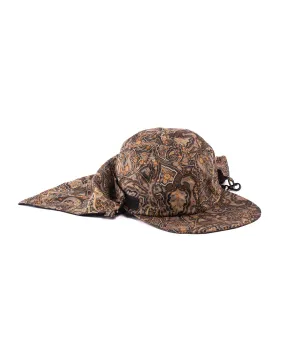 Found Feather Awning Cap (Packable) Paisley Brown