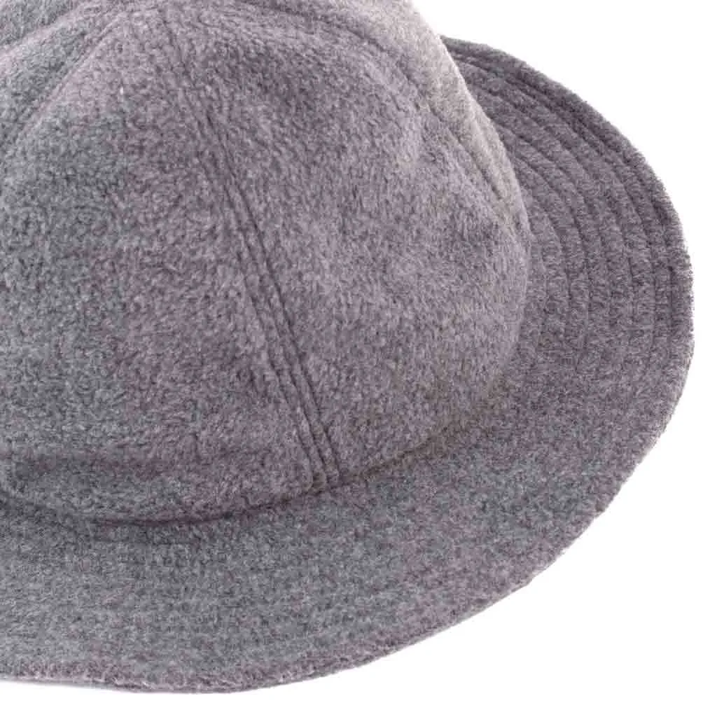 Found Feather Military Sun Hat Polar Fleece Charcoal