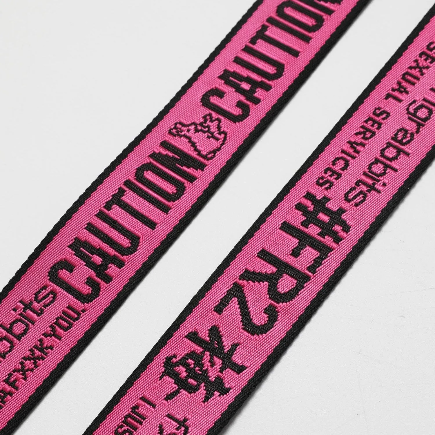 FR2 JAPAN Logo Icon Embroidery Long Belt Pink (Japan Exclusive)