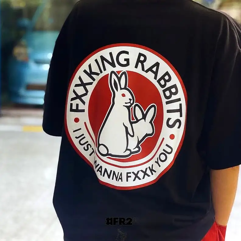 FR2 JAPAN Round Logo Tee Black