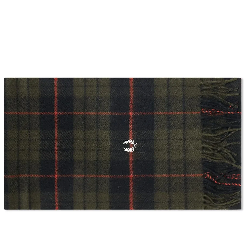 Fred Perry Autumn Tartan ScarfForest Night