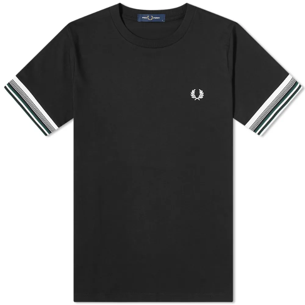 Fred Perry Bold Cuff TeeBlack