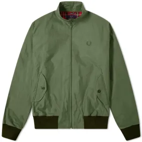 Fred Perry Reissues Made in England Harrington Wax JacketDark Fern