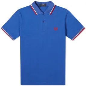 Fred Perry Reissues Twin Tipped PoloBright Blue, White & Red