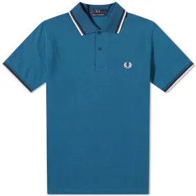 Fred Perry Reissues Twin Tipped PoloDeep Teal, Black & Rose