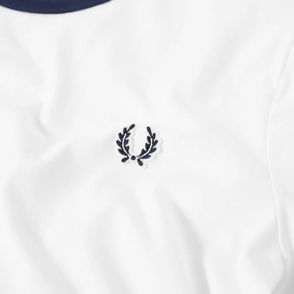 Fred Perry Ringer TeeWhite