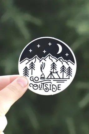 Go Outside Vinyl Sticker