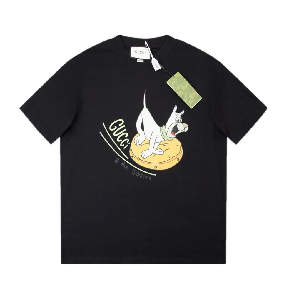 Gucci early spring new The Jetsons logo T-shirt Black 1.22