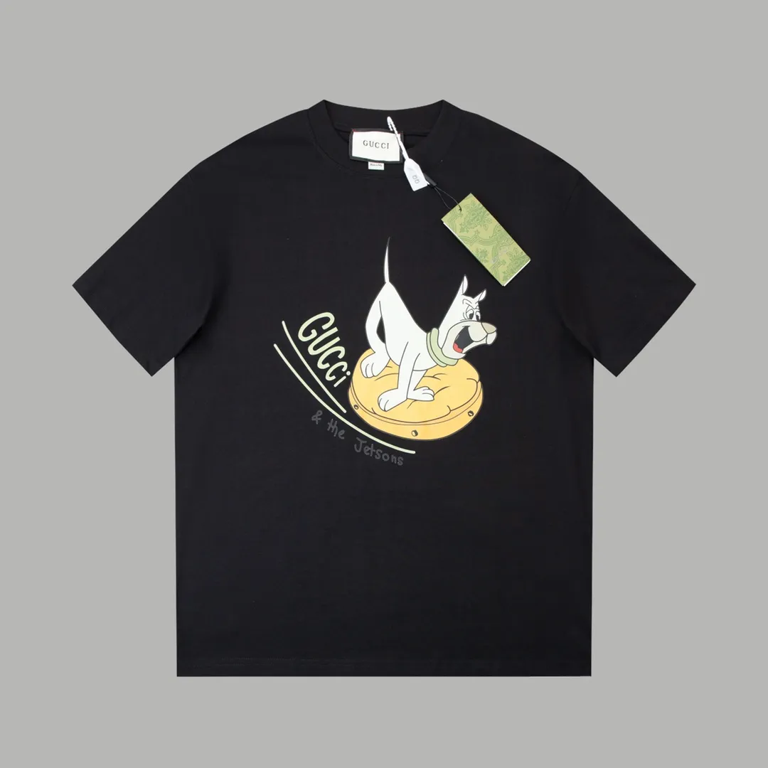 Gucci early spring new The Jetsons logo T-shirt Black 1.22