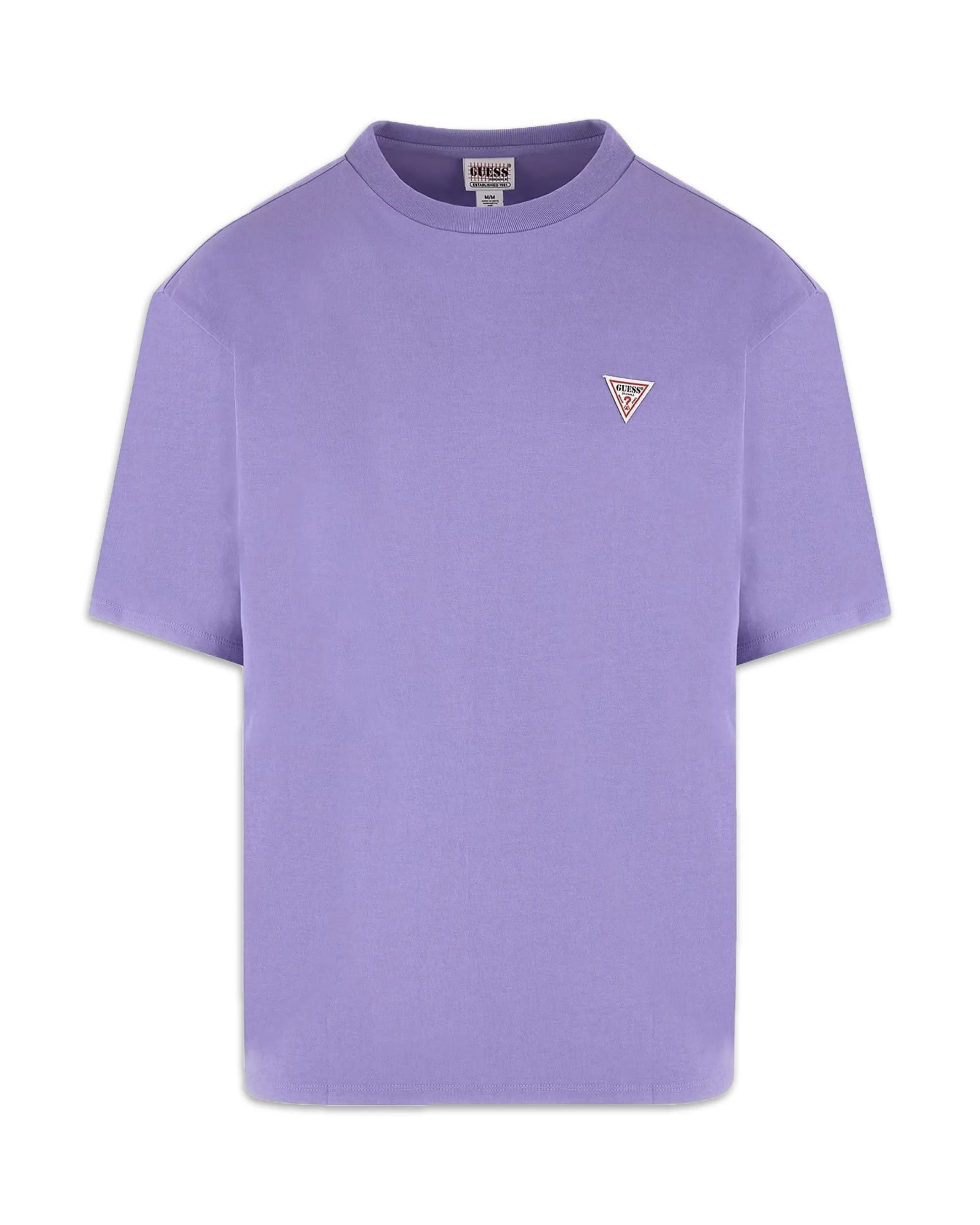 Guess Originals Triangle Logo Tee Light Iris