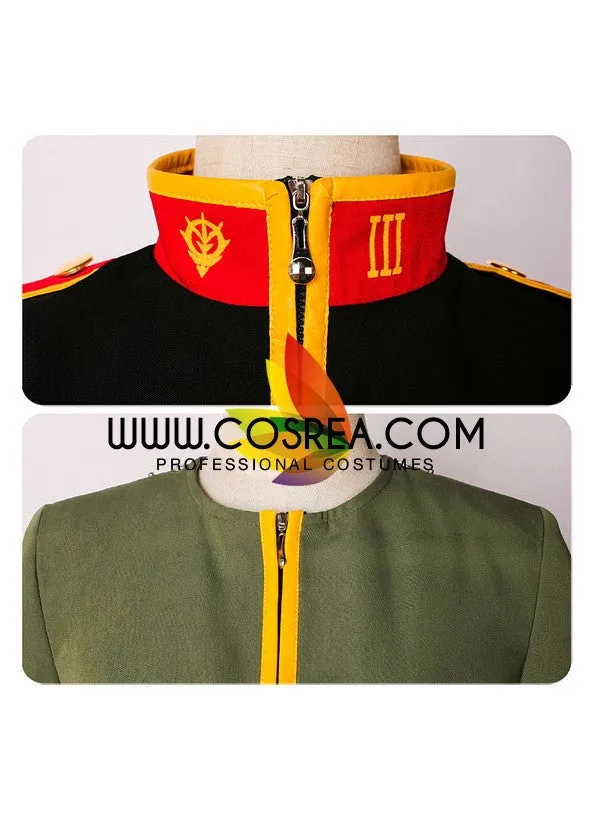 Gundam Char Aznable Uniform Cosplay Costume