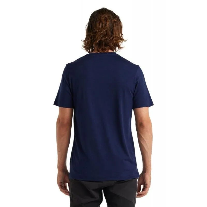 icebreaker  Tech Lite II SS Tee Ski Rider - Maglia merino - Uomo