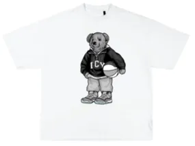 Icy Bear Cool Grey 11's White Tee