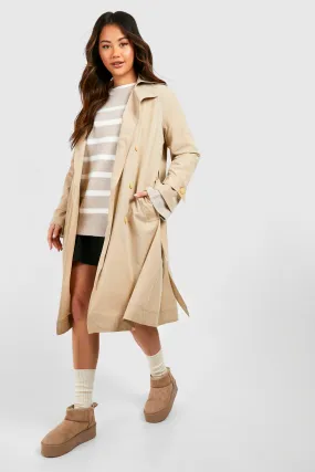 Jackets & Coats | Belted Trench Coat | boohoo