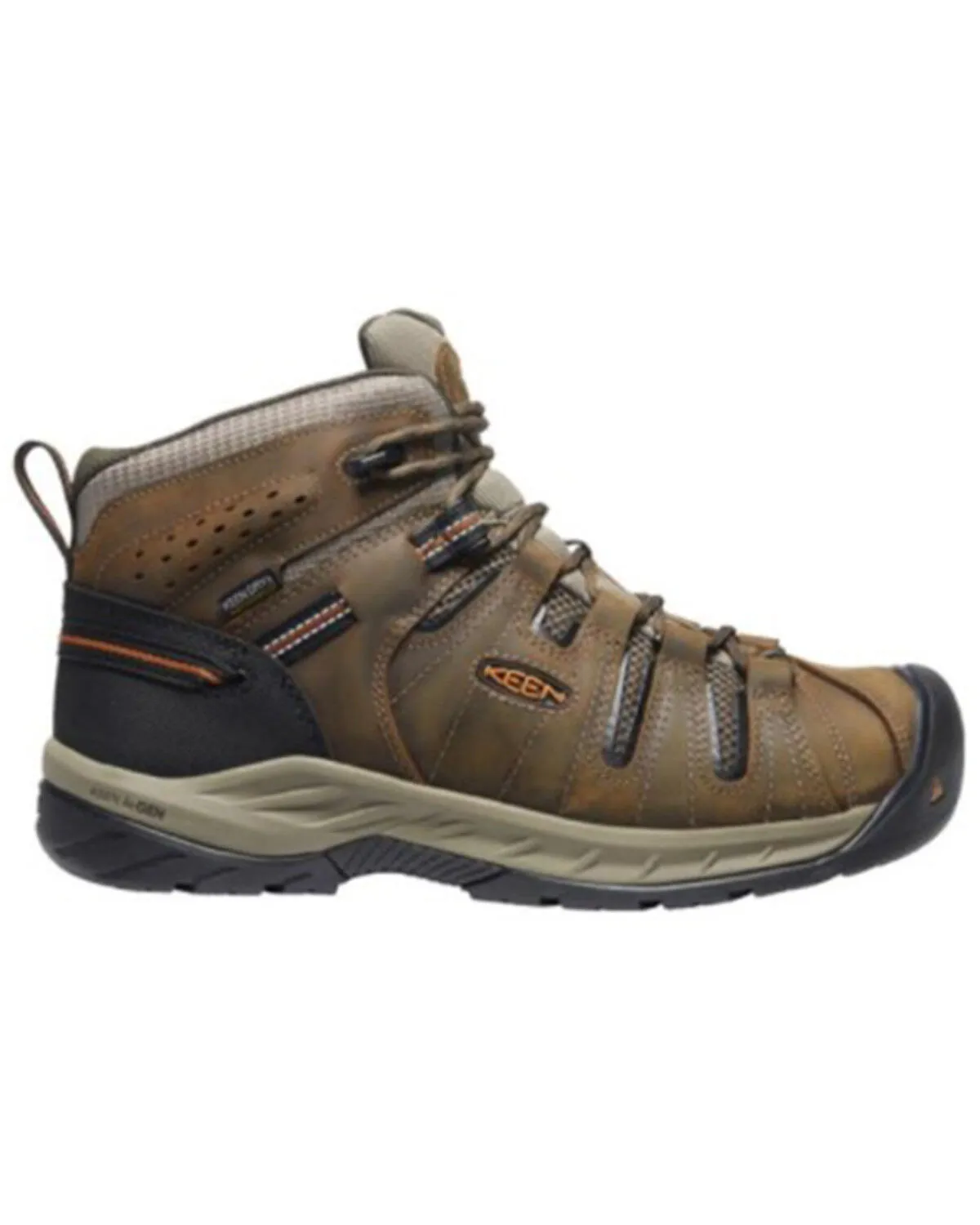 Keen Men's Cascade Flint II Water Repellant Lace-Up Hiking Boot