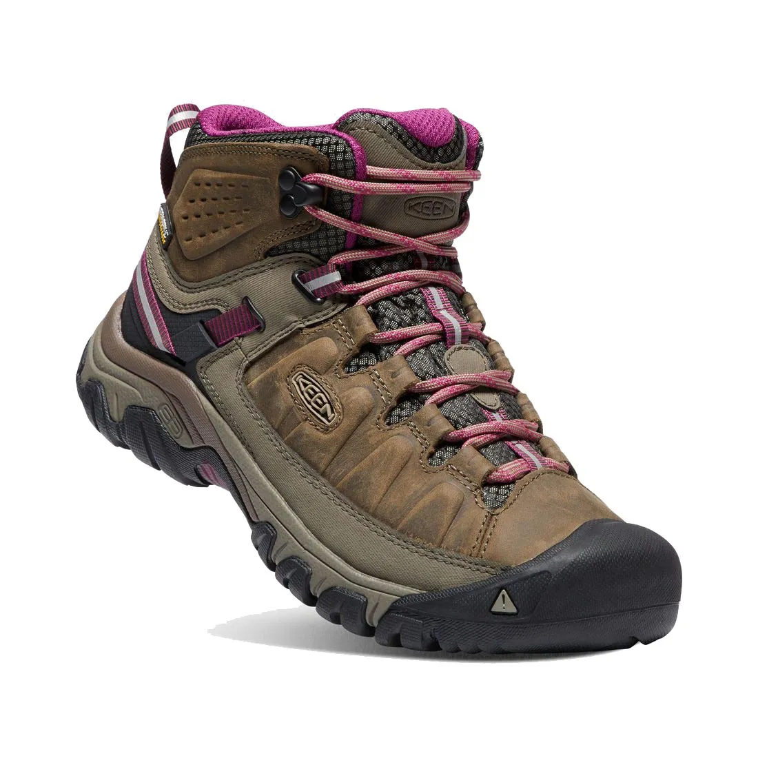 Keen Targhee III Waterproof Mid Hiking Boot - Weiss / Boysenberry