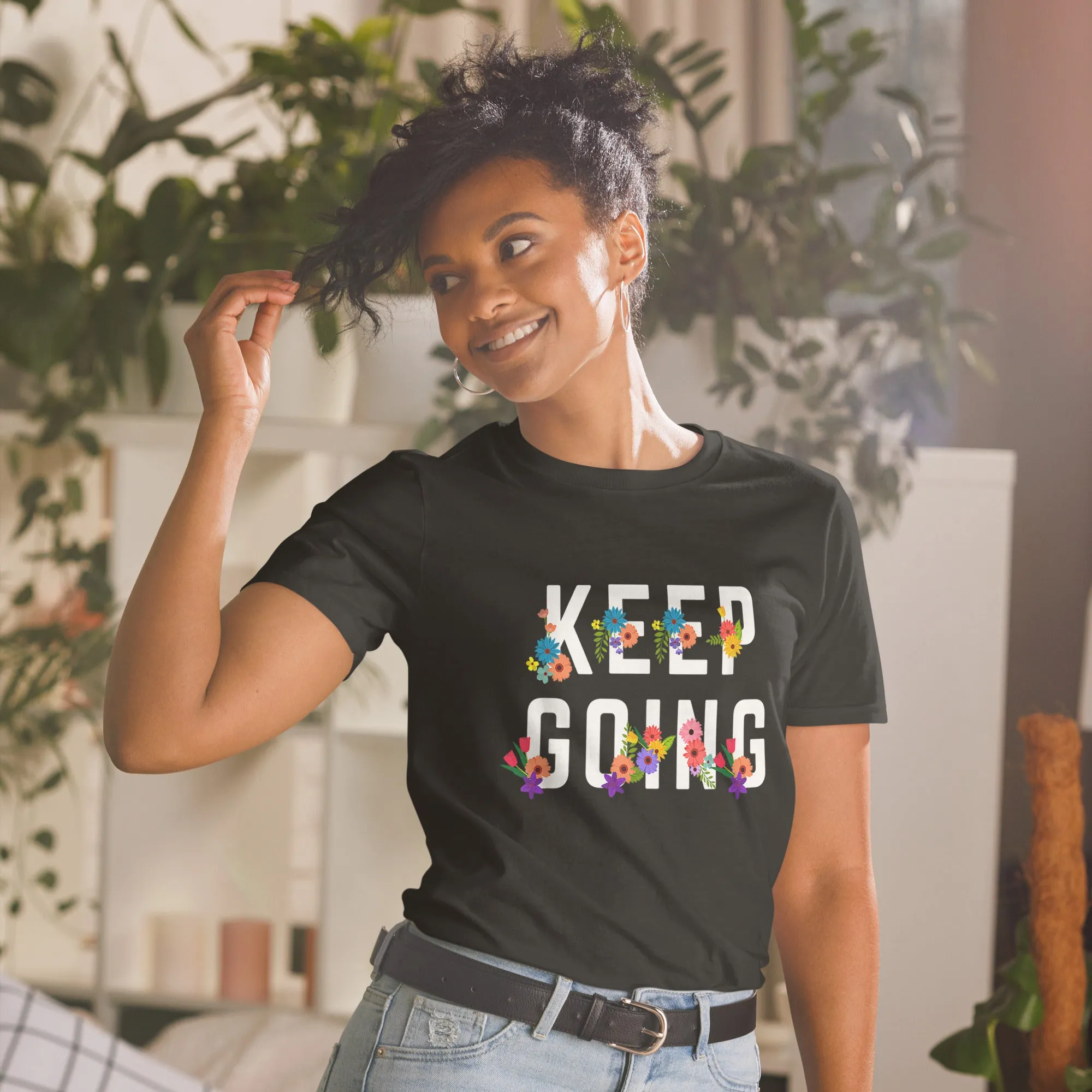 Keep Going, Mental Health Matters Svg, Mental Health Png, Awareness Svg, Short-Sleeve Unisex T-Shirt