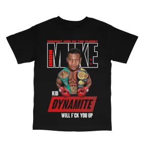 Kid Dynamite Mike Tyson Black Tee