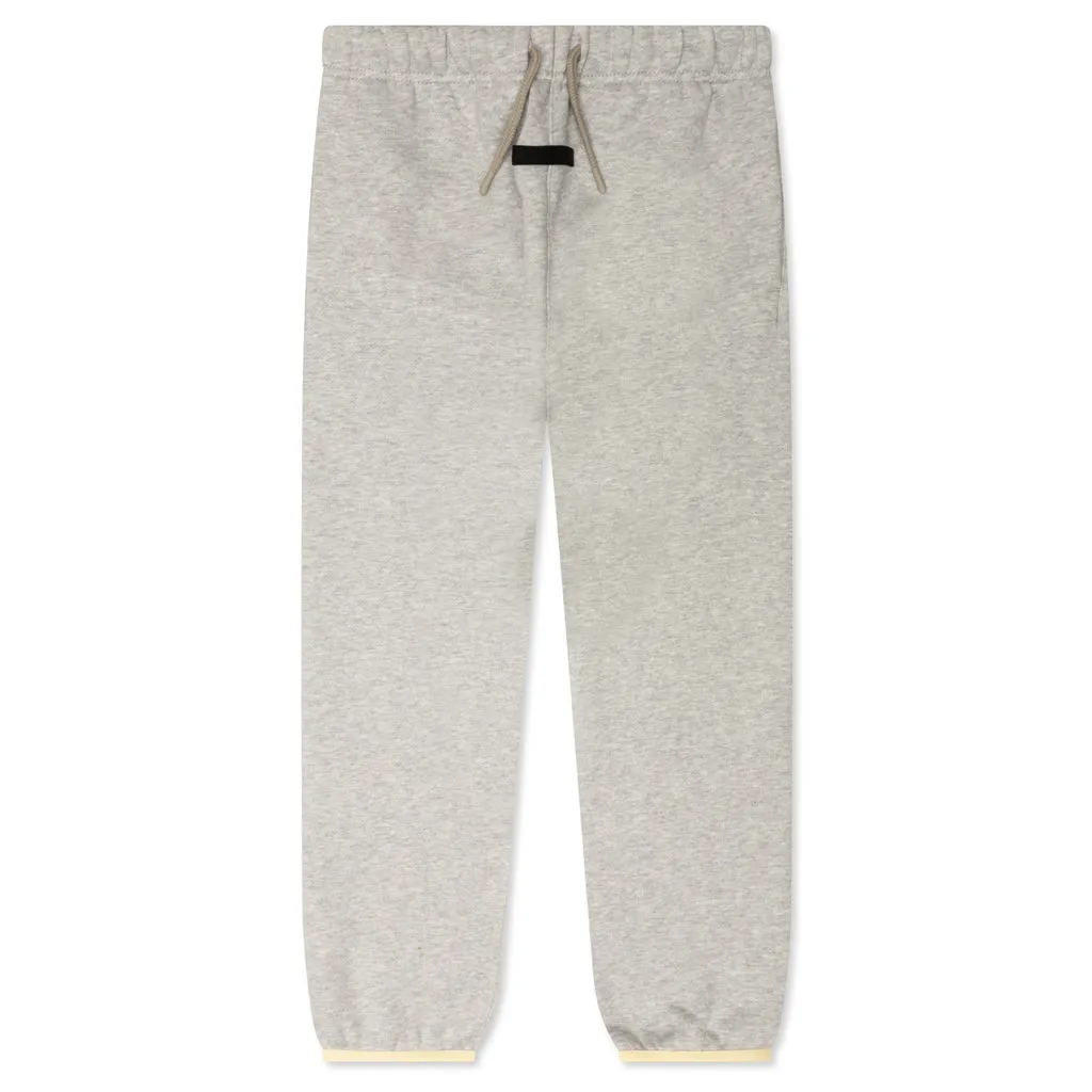 Kid's Essentials Sweatpants - Light Heather Grey