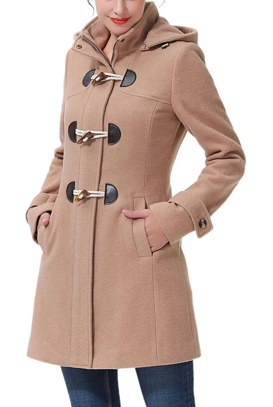 Kimi + Kai Women's Daisy Wool Toggle Coat