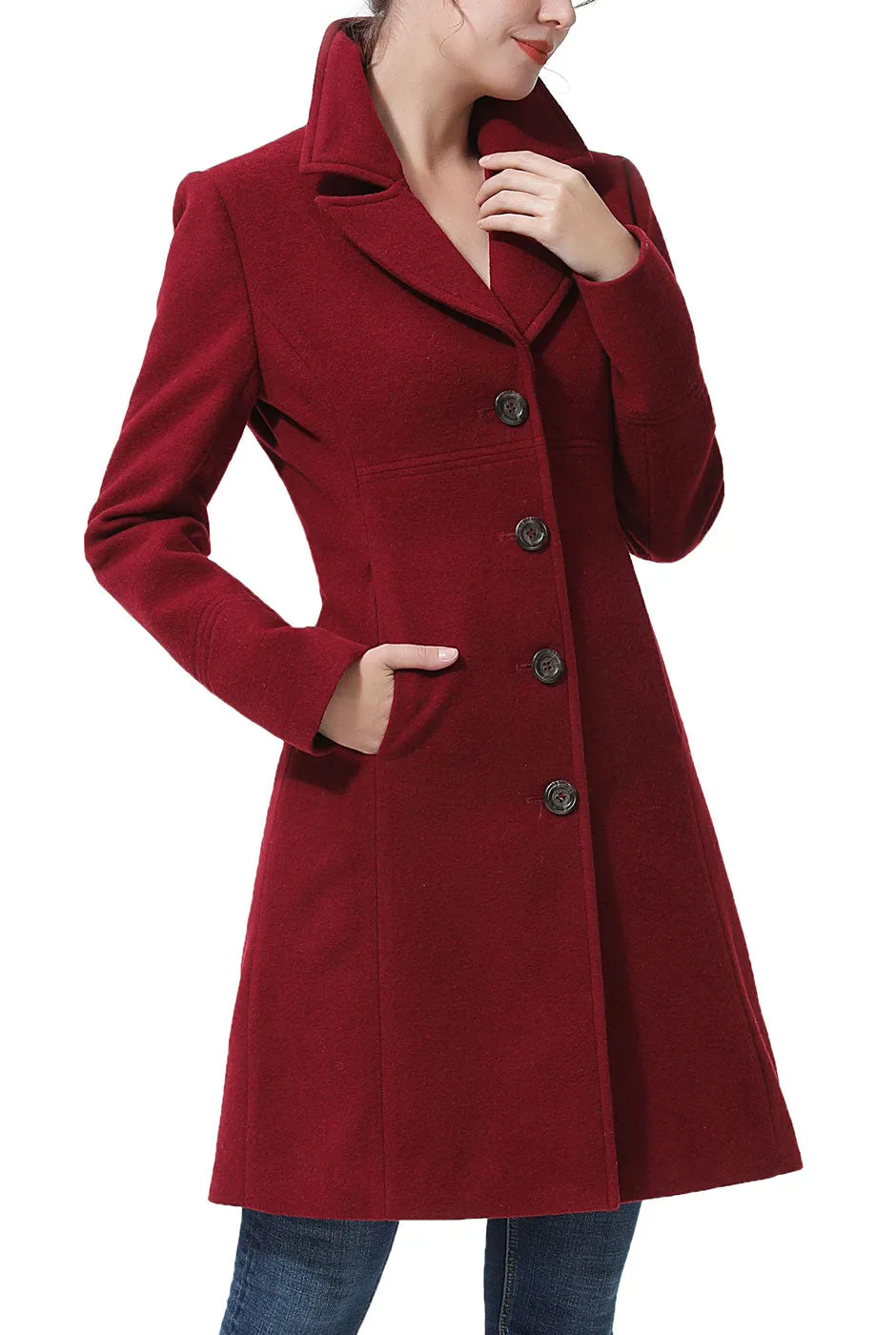 Kimi + Kai Women's Joann Wool Walking Coat