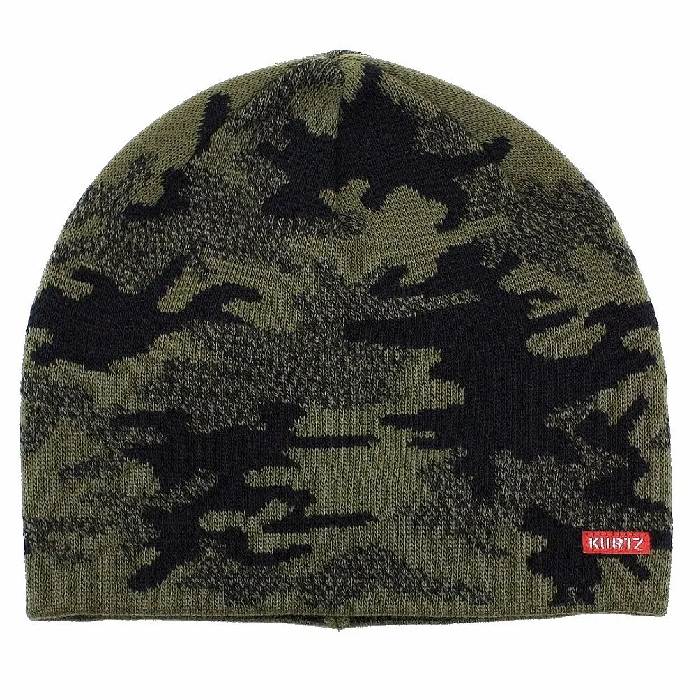 Kurtz Men's Battle Camo Beanie AK380 Knit Beanie Hat (One Size Fits Most)