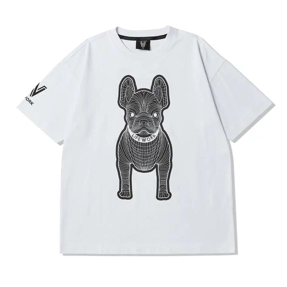 LifeWork Bulldog Tee White