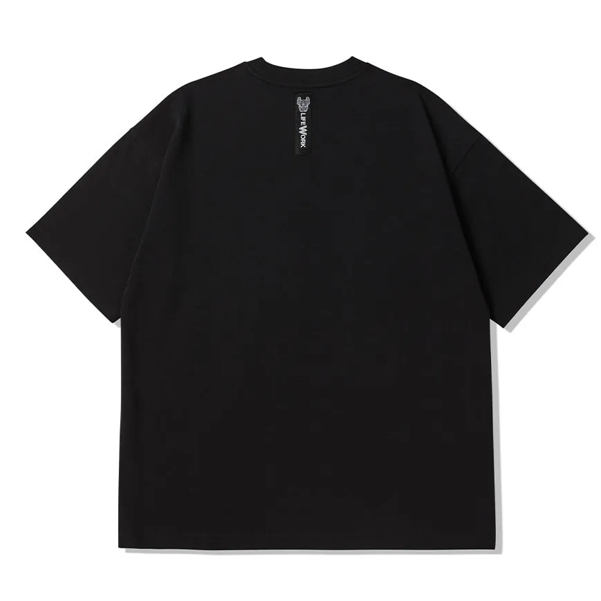 LifeWork LW Monogram Tee Black