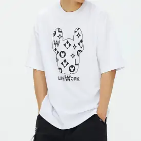 LifeWork LW Monogram Tee White