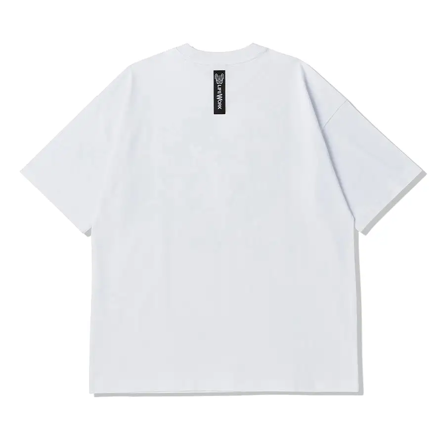 LifeWork LW Monogram Tee White