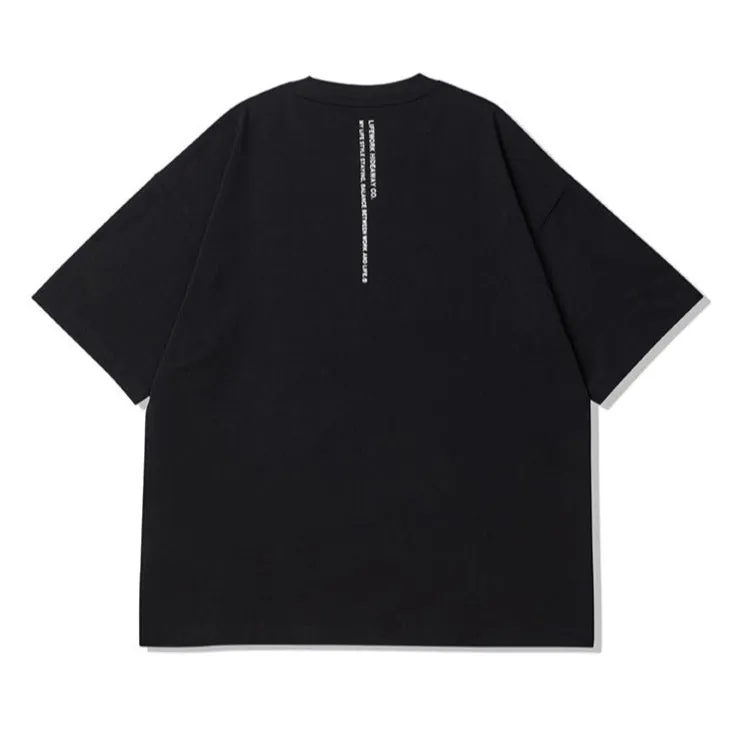 LifeWork Patch Logo Tee Black