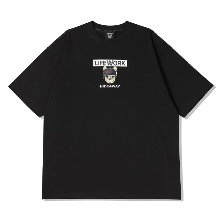 LifeWork W Symbol Mascot Tee Black