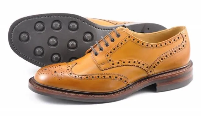 LOAKE Chester Brogue shoe Dainite - Tan