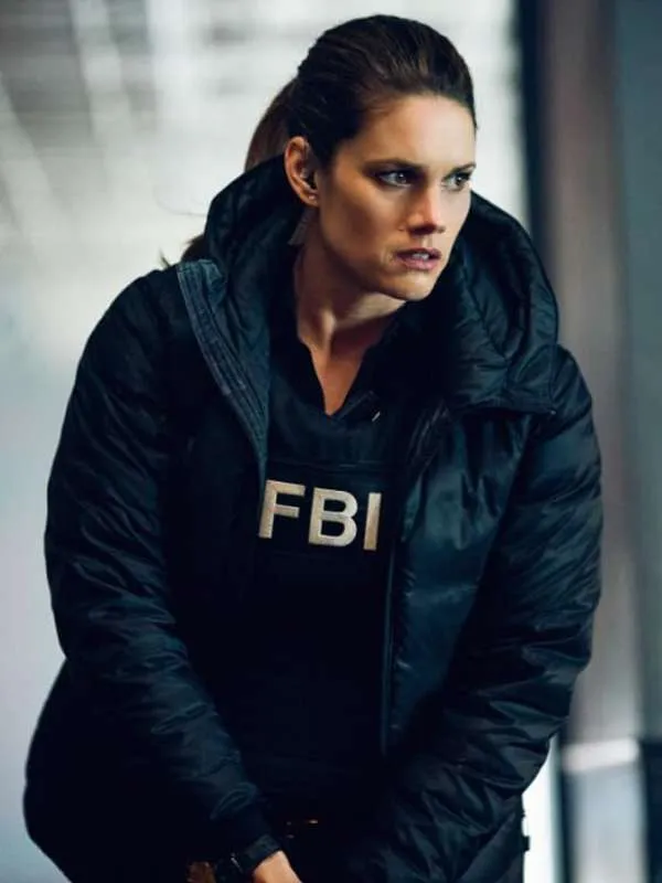 Maggie Bell FBI Black Puffer Jacket - New American Jackets