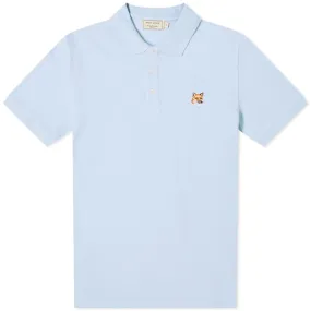 Maison Kitsuné Fox Head Patch Classic PoloLight Blue